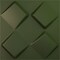 Ekena Millwork 19 5/8in. W x 19 5/8in. H Bradley EnduraWall Decorative 3D Wall Panel Covers 2.67 Sq. Ft. WP20X20BYGCG - alternate 1